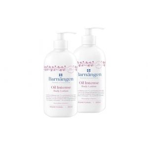 Barn&auml;ngen Lot de 2 lotions corporelles intenses de 400 ml, cr&egrave;me froide et parfum p&eacute;tales de rose, pour peaux s&egrave;ches &agrave; tr&egrave;s s&egrave;ches, formule Veragen, test&eacute; dermatologiquement (CorpoeCapelli, neuf)