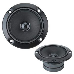 ASHATA Haut-Parleur Tweeter Noir 3 Pouces 4ohm 20W Noir, Aimant Premium, Facile &agrave; Installer (Leerma, neuf)