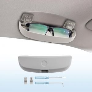 Coleya &Eacute;tui &agrave; Lunettes de Voiture Compatible avec Ford Puma MK2 St Line X 2020-2025, Porte Lunettes de Voiture, Support de Lunettes de Soleil de Voiture, Ford Puma Bo&icirc;te &agrave; Lunettes (Gris) (Coleya, neuf)