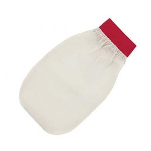Feel Fine Gant Exfoliant Turc – Hammam Kese en 100% Soie Brute pour Hommes & Femmes | Gant Fait Main pour Douche, Bain & Sauna (rouge) (FeelFine, neuf)