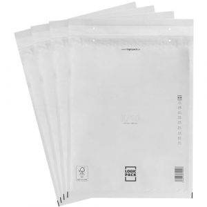 LOGIC PACK Lot de 25 Enveloppe Bulle Enveloppes matelassées K10 370 x 480 mm Enveloppes de protection pour expédition, enveloppes blanches autocollantes, pour le format DIN A3 (LogicPack, neuf)