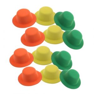 PLAFOPE 12 Pi&egrave;ces Couver-chef chapeau bec de canard pour enfants pince &agrave; cheveux pinces &agrave; cheveux mini chapeaux mini chapeau avec clip avec clip bec de canard (Comexs, neuf)
