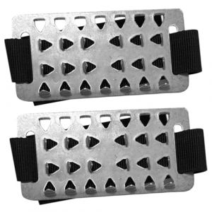 GANAZONO Crampons Anti-d&eacute;rapants pour Chaussures de Randonn&eacute;e et Escalade Protection Semelle Verglas et R&eacute;sistant pour Hommes Femmes et Gar&ccedil;on Fille Facile &agrave; Mettre et Ranger (JUNEE, neuf)