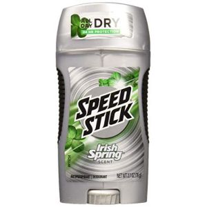 Mennen Stick d'anti-transpirant et déodorant solide Speed Stick Irish Spring (Daily Supply, neuf)