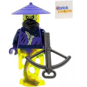 LEGO Ninjago : Figurine Archer fant&ocirc;me avec arbal&egrave;te (TheBrickPeople, neuf)