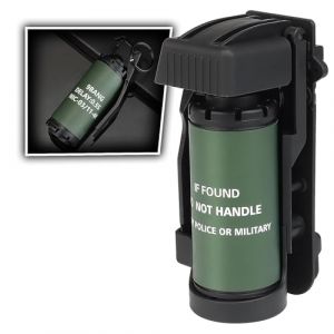 AQzxdc Grenade factice Tactique, mod&egrave;le r&eacute;duit de Grenade en Plastique, Accessoires d'&eacute;quipement Tactique CS Airsoft for Les Fans de l'arm&eacute;e, Accessoires de Film Cosplay en Plein air(9Bang BK Set) (AQzxdc Tactique Boutique, neuf)