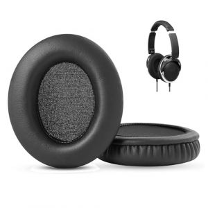 HTINDUSTRY Coussinets de Remplacement Compatibles avec Les Casques JVC HA-S660 HA S 660 JVC HAS660, Coussinets Premium avec Cuir Prot&eacute;in&eacute; Plus Doux/Mousse &agrave; M&eacute;moire de Forme (HTINDUSTRY-EU, neuf)