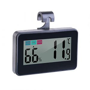 DONGKER Thermomètre Hygromètre Numérique pour Reptiles,Thermomètre D'aquarium avec Ventouse pour Réservoirs de Reptiles,Vivariums,Couveuses,Incubateurs (AILOVA, neuf)
