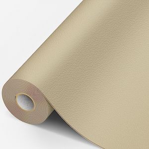 MICTER Patch de R&eacute;paration en Cuir 40 x 300cm, Auto-adh&eacute;sif Pour R&eacute;novation de Canap&eacute;, Si&egrave;ge, Vestes, Artisanat (Beige Jaune) (maxbo, neuf)