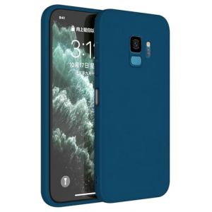 Topme Coque pour Samsung Galaxy S9 (5.8" inches) Etui Housse, Protecteur de Peau en Silicone TPU - Bleu Saphir (topme, neuf)