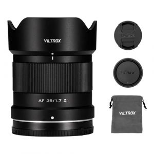 VILTROX 35mm f/1,7 Z Mount Objectif, 35mm F1.7 Mise au Point Automatique Grande Ouverture APS-C STM Objectif Prime pour Nikon Z-Mount Z5 Z50 Z50II Z6 Z6II Z6III Z7 Z7II ZFC Z30 Z9 Z8 Zfc (XINGYING, neuf)