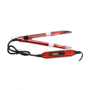 Connecteur De Fer &Agrave; Fusion For Extensions Cheveux, Outils Liaison La K&eacute;ratine, Chaleur Temp&eacute;rature R&eacute;glable Avec &Eacute;cran LCD, 1 Pi&egrave;ces Chauffage Rapide Pour Un Coiffage Efficace(Red B tip) (gFeiJiaDaKeJiY, neuf)