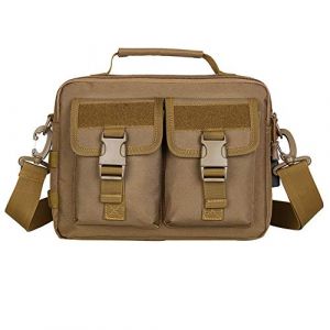 Sac Bandouli&egrave;re Tactique Homme Sac d'&Eacute;paule Militaire Sac Messager Imperm&eacute;able avec Port de Charge USB pour Voyage Camping Randonn&eacute;e (HotYou, neuf)