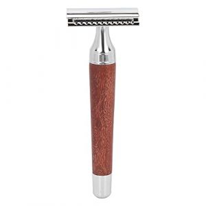 Outil de toilettage vintage | Conception ergonomique double face pour un rasage lisse et s&eacute;curis&eacute; | Article de soins personnels adapt&eacute;s &agrave; la peau pour les hommes/femmes | (Surprise Treasure Shop, neuf)