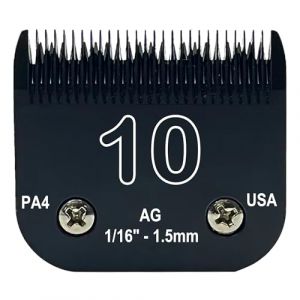 Tondeuse À Cheveux Noire Détachable For Chien, Avec Lames En Acier Inoxydable, Compatible Avec Andis, Oster A5 Et Wahl, Séries KM10. Pièces Détachées For Tondeuses À Cheveux(10-1.6mm) (bing xiang, neuf)