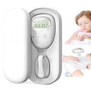 Kingbar Alarme sans Fil pour &eacute;nur&eacute;sie Nocturne, Son Et Vibration De 80 DB, Rechargeable par USB, Zone d'action De 10 &agrave; 20 M, Alarme &eacute;nur&eacute;sie pour Enfants, Personnes &acirc;g&eacute;es (JHJRZP, neuf)