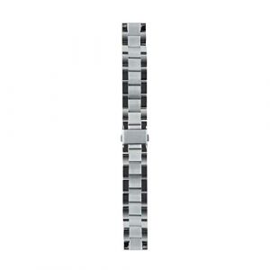 WITHINGS - Bracelet en Métal 3 rangs Argent pour ScanWatch, Steel HR, Steel HR Sport, Move ECG, Move and Steel (Withings France, neuf)