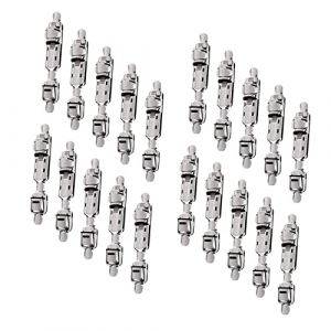 Darameea 20 Pièces Canne à PêChe Porte-Moulinets de PêChe Siège de Moulinet de PêChe Support Pont Roue de PêChe Tige Porte-Clip (aoyuezhendianzi, neuf)