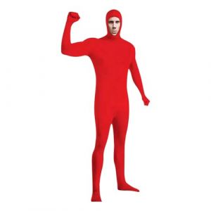 Generisch Combinaison de cosplay Zentai pour adulte - Combinaison intégrale - Orange - Costume pour fête, Halloween, Noël - Unisexe (MAIJIAZHIJUN, neuf)