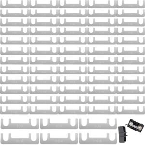 60pcs Lame Fusible Bande, Feuille Fusible, 30A, 40A, 50A, 80A, 100A, 150A Ffeuille Fusible, Fusible Plat, Fusible de Voiture pour la Voiture de Camping - Car (XingChouDianZi, neuf)