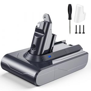 6000mAh Batterie pour Dyson V6 DC62 DC58 DC59 DC61 DC72 DC74 Extra, Trigger, Fluffy, Absolute SV03 SV05 SV06 SV07 SV09 (Rolling Stone Direct, neuf)