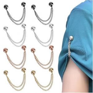 8 Pi&egrave;ces Pince &agrave; V&ecirc;tements Magn&eacute;tique Multifonctions, Clip Chemise, Pince Magn&eacute;tique V&ecirc;tements pour Fixer l'ourlet des V&ecirc;tements Les Jambes des Pantalons Longs Les Manches des Chemises (STANMAR CONCEPT, neuf)