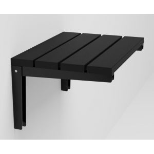 Si&egrave;ge pliable en bois de teck naturel douche, banc et tabouret de douche pliable pour personnes &acirc;g&eacute;es, handicap&eacute;es et enceintes (Violet Art Home, neuf)