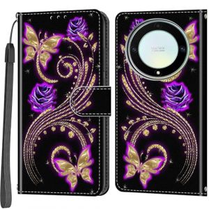 Salanheo Coque pour Honor X9A 5G / Honor Magic5 Lite / X40 5G, Antichoc Portefeuille Housse Flip Case &Eacute;tui Compatible Honor X9A 5G / Honor Magic5 Lite / X40 5G (SUERGUTE, neuf)