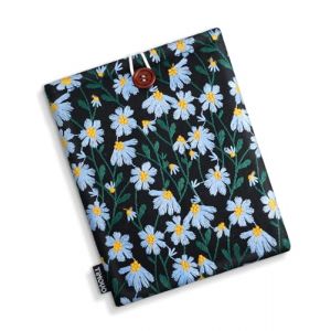 TiMOVO &Eacute;tui pour liseuse, 7" Paperwhite et Colorsoft Signature Edition (2024 Released), &Eacute;tui de Protection pour liseuse Kobo 6-7 Pouces, Noir&Marguerite Bleue (ZMSolution EU, neuf)