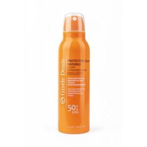 GISÈLE DENIS - Spray solaire invisible, 200 ml, protection SPF 50+, soin de la peau, crème solaire transparente, hydrate la peau, résistant à l'eau, usage quotidien, prévient les taches brunes (DE RUY, neuf)