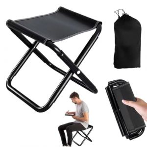 UIEXAY Tabouret De Camping,Si&egrave;ge De Camping Portable 30Cm,Tabouret Pliable De Camping,Mini Chaise Pliante Portable,Si&egrave;ge De P&ecirc;che,Pour Voyage,P&ecirc;che (Behaodian Store, neuf)