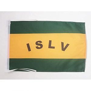 AZ FLAG - Drapeau Îles de la Société - 45x30 cm - Pavillon Polynésien - Polynésie Française - France 100% Polyester Avec Deux Cordelettes - 20g (AZ-FLAG, neuf)