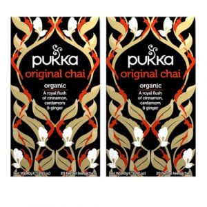 Pukka, Cha&iuml; Original Bio, Cha&iuml; Biologique et Ayurv&eacute;dique, Relaxant, 100% des Ingr&eacute;dients Issus du Commerce Equitable, 2x20 Sachets, 40 Sachets (PENNGUIN-FR-CAMON, neuf)