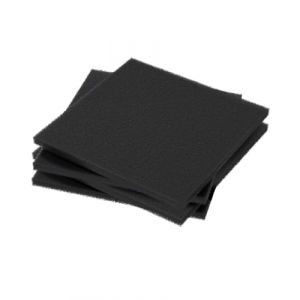 Pawfly Set de 4 filtres Aquarium Aquarium Filtre Coussin m&eacute;dia Aquarium Filtre &eacute;ponge Filtre m&eacute;dia flaque Eau &eacute;tang Flocons de Soie Dentaire pour l'Hydroponie, 16 cm L x 14 cm W (Pawfly EU, neuf)