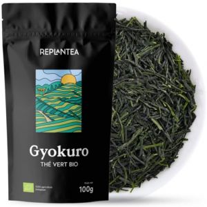Thé Vert Gyokuro Bio du Japon (100g) | Grand Cru en Vrac | Thé d'Ombre à la Saveur Umami Riche et Douce | Spécialité Japonaise | REPLANTEA (Replantea, Tés e Infusiones Ecológicos, neuf)