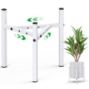 Support pour plantes d'int&eacute;rieur et d'ext&eacute;rieur, support en fer, &eacute;tag&egrave;re d&eacute;corative r&eacute;glable pour fleurs adapt&eacute;e pour pots en c&eacute;ramique de 20-30 cm, distributeur pour boissons glac&eacute;es et bols (anice, neuf)