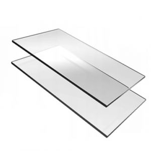 Vitre de Cheminée Auto-Nettoyante | sur Mesure | Verre Pyrolyse pour Poêle, Insert & Four | Vitre Résistante à la Chaleur, Poli Double Face | à la Demande du Client (HURTOWNIA 7, neuf)