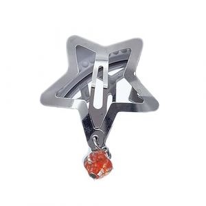 Y2K Pince à cheveux en forme d'étoile avec pendentif en forme d'étoile en forme d'étoile en métal tendance et élégante (QiYaoKEJi, neuf)