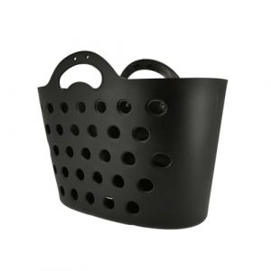 Hapo-G - Panier Trendy One pour vélo - Fixation Porte-Bagages - Noir - Souple et Moderne - 13,5L - Installation Rapide par Crochet - Léger et Stable - Compatible E-Bike - Idéal pour Courses urbaines (ADDONE SAS, neuf)