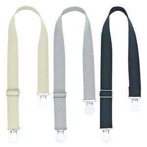 Lot de 3 clips polyvalents pour couverture d'allaitement pour b&eacute;b&eacute;, serviette de salive, pince &agrave; double extr&eacute;mit&eacute;, pince anti-chute, sangle de tresse r&eacute;glable, support de serviette pour adultes et (Kunyeah, neuf)