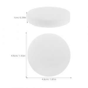 Hemobllo 100pi&egrave;ces Recharge &Eacute;ponge &agrave; Air Ronde &Eacute;ponge Coussin Pour Maquillage Yeux Et Visage Application S&egrave;che Et Humide Cosm&eacute;tiques (Leopolerd, neuf)