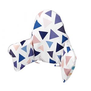 Coussin pour chaise haute, coussin pour chaise haute IKEA Antilop, coussin de siège, coussin gonflable intégré, doux et confortable (cailloux colorés) (Tengest, neuf)