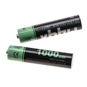 vhbw Piles Rechargeables AAA, 2 pcs Compatible avec Siemens Gigaset CL660, CL660HX, CL540H, CL750 (1000mAh, 1,2V, NiMH) (ElectroPapa, neuf)