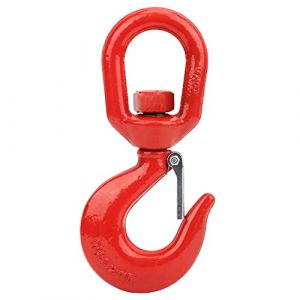 SANON Crochet de Levage Pivotant de 2 Tonnes avec Crochet de Gréement de Grue de Qualité Industrielle en Acier Allié (Rbaotech, neuf)