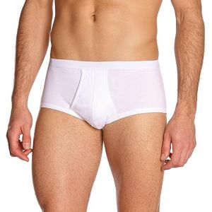 Eminence - Slip Taille Haute Ouvert Pur Coton Premium Taille : 10/6XL - Couleur : Blanc (EMINENCE ATHENA, neuf)