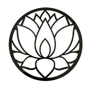 Adzif.biz Le sticker de decoration - Décoration Murale Spirituelle Fleur de Vie, Fleur de Lotus, Arbre de Vie - Bois ou plexigglass, diamètre 29 cm (Forum France, neuf)