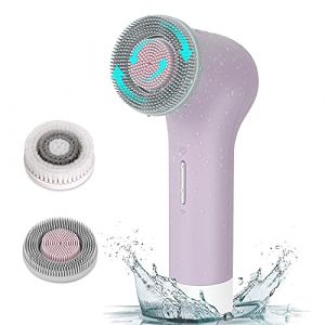 MYCARBON Brosse Nettoyante Visage Electrique IPX7 Etanche Microcirculation Bidirectionnelle Brosse Rotative Visage Rechargeable USB 2500mAh pour Nettoyage en Profondeur/Exfoliation/Massage/Soins Peau (MYCARBON Store, neuf)