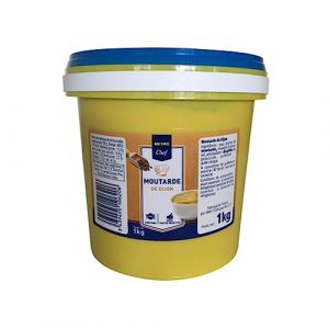 Moutarde de Dijon seau 1 kg METRO Chef (Wine And More, neuf)
