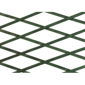 BIANCHERIAWEB Treillis extensible en bois pour plantes grimpantes clôture jardin balcon 100 x 200 cm vert (Biancheri@Web, neuf)