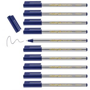 edding 88 Feutre fin - Bleu - 10 stylos - Pointe ronde,6 mm - Feutre fin pour une &eacute;criture fine et pr&eacute;cise, pour souligner, dessiner - pour le bureau, l'&eacute;cole et la maison (eu-bay FR, neuf)
